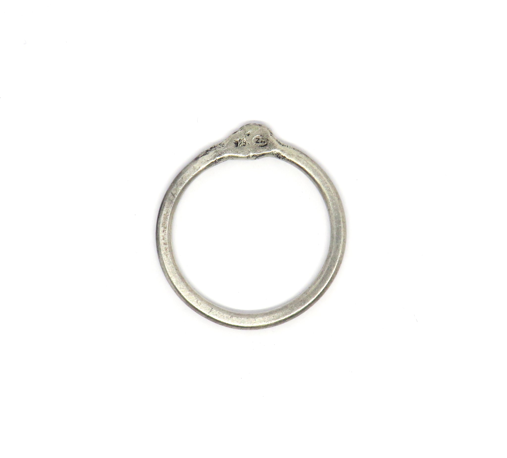 thin silver ring